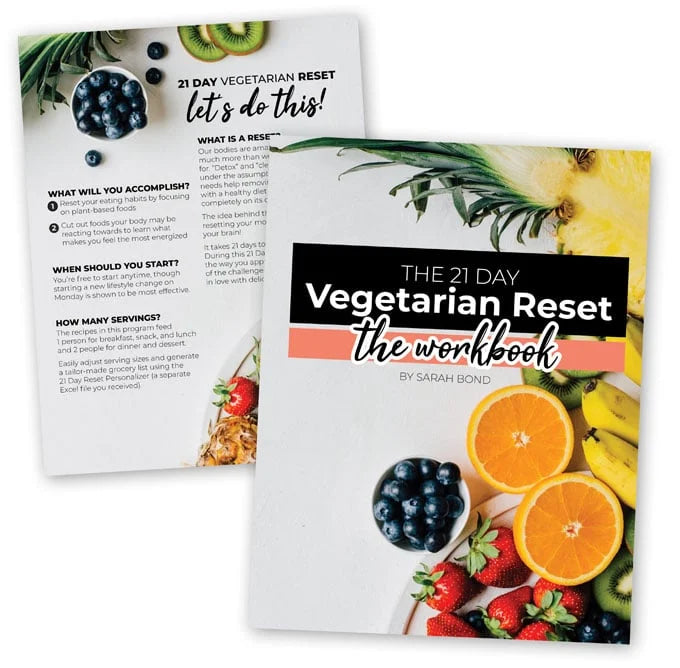 The 21 Day Vegetarian Reset (Digital Meal Plan)